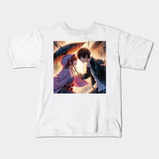 Manga couple Kids T-Shirt